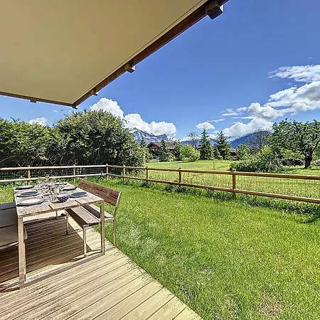 Neuf 3 A Combloux, Vue Mont Blanc, Jardin, Parking, Wifi - Fr-1-560-143 *