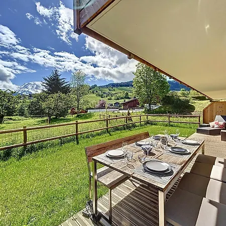 Neuf 3 A Combloux, Vue Mont Blanc, Jardin, Parking, Wifi - Fr-1-560-143 Combloux