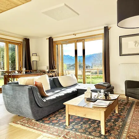 Apartment Neuf 3 A Combloux, Vue Mont Blanc, Jardin, Parking, Wifi - Fr-1-560-143 *